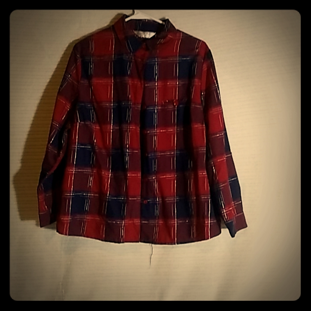 Plaid, Button down shirt.